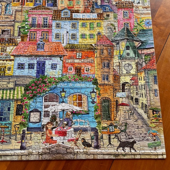 White Mountain Seaside Village Puzzle - Larger Pieces Colorful 500 Pieces - Picture 9 of 15